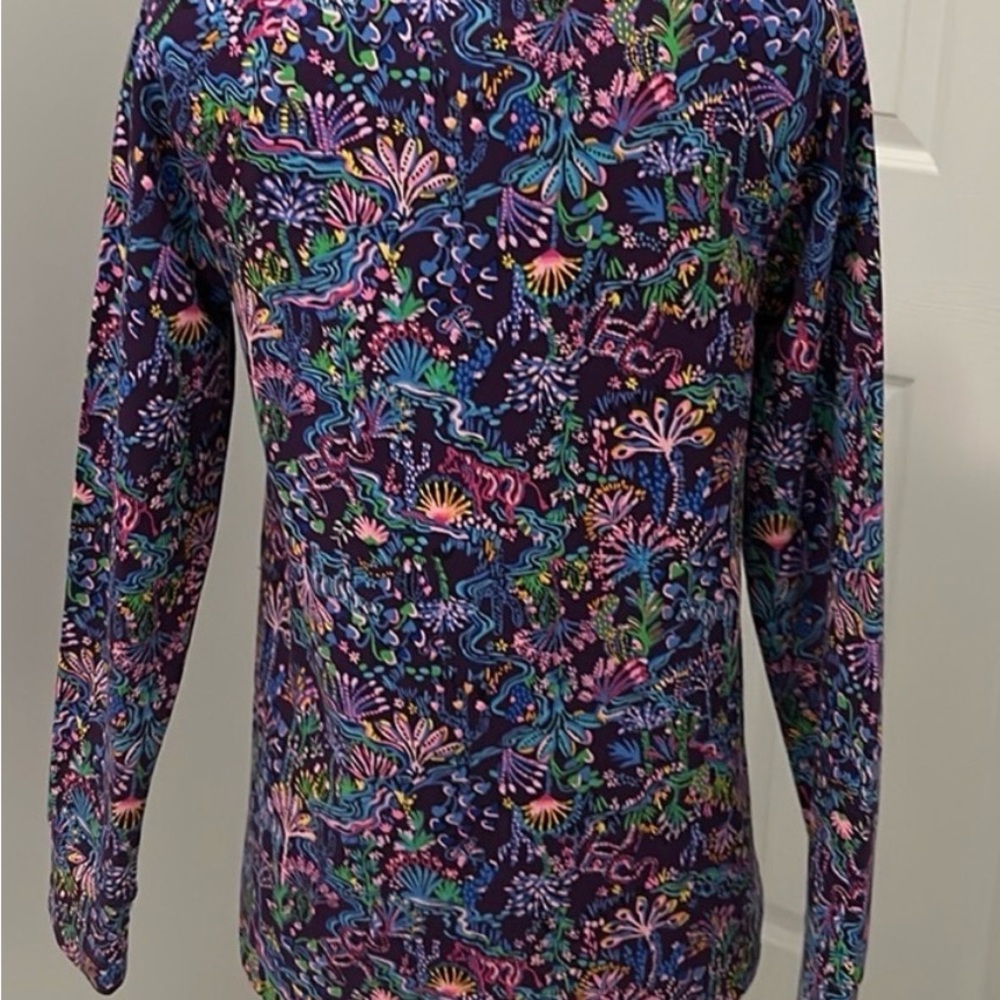 🌸EUC Lilly Pulitzer Blythe Vibrant Multicolor Long Sleeve Pullover - Picture 4 of 6
